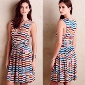 Anthropologie Maeve Keyhole Sennebec Dress Size‎ Small